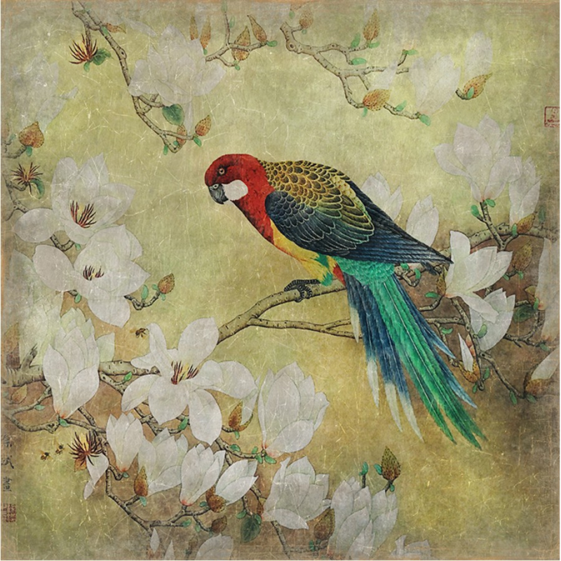 Le Jardin Des Perroquets Tapestry & Artwork • From France with Love •