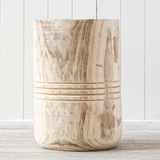 Puka Shell Beach Timber Stool Natural