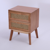 Seashell Rattan Bed Side Table (6839072653494)