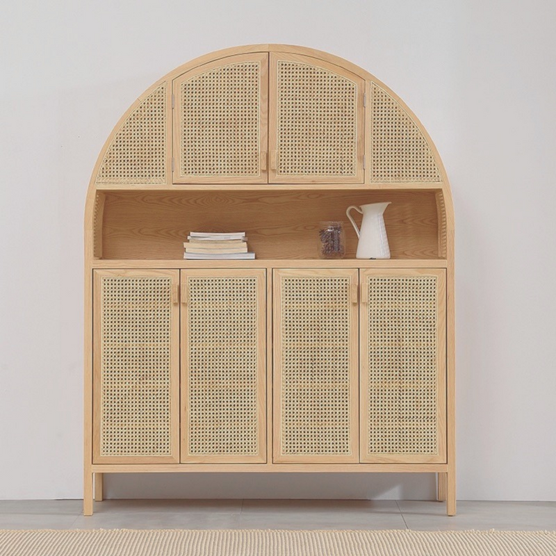 Seville Arch Ratan Cabinet  Living Room & Bedroom (6838948790454)