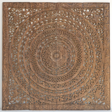 Ti Lo Su WaterfallCarved Wood Panel & Bed Headboard