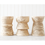 Tubbataha Reef Timber Stool Natural