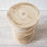 Tubbataha Reef Timber Stool Natural