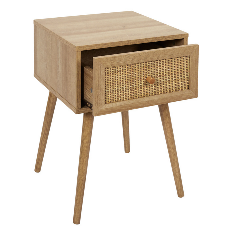 White Sands Bed Side Table Rattan (6839033757878)